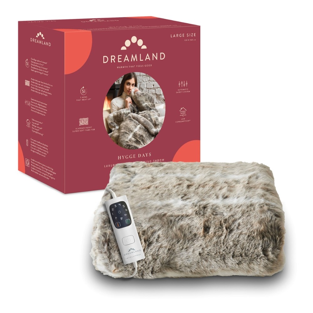 Heated Throw Hygge Days warmtedeken couverture chauffante