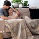 XL Heated Throw couverture chauffante warmtedeken