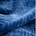 Luxe opwarmdeken blauw