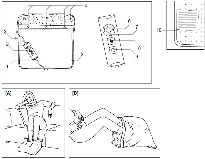 Footwarmer Grey Velvet with Breathable Sherpa lining- REVIVE ME