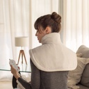 Neck and Shoulders Heating Pad Soft beige  velvet - NEW