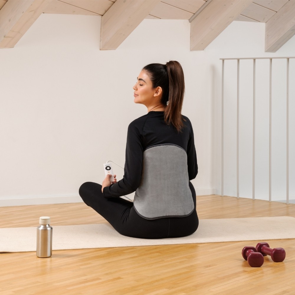 Heating Pad back with breathable and Soft Velvet Fabric - BACK- One Size