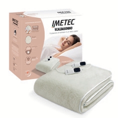 Imetec -100% Wool & Merino Double with  2 controllers  - ADAPTO
