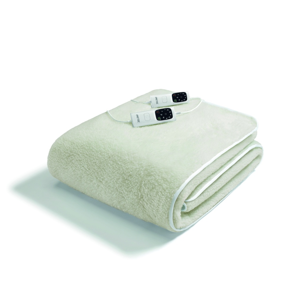 Imetec -100% Wool & Merino Double with  2 controllers  - ADAPTO