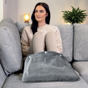 DREAMLAND Footwarmer Grey Velvet with Breathable Sherpa lining - REVIVE ME