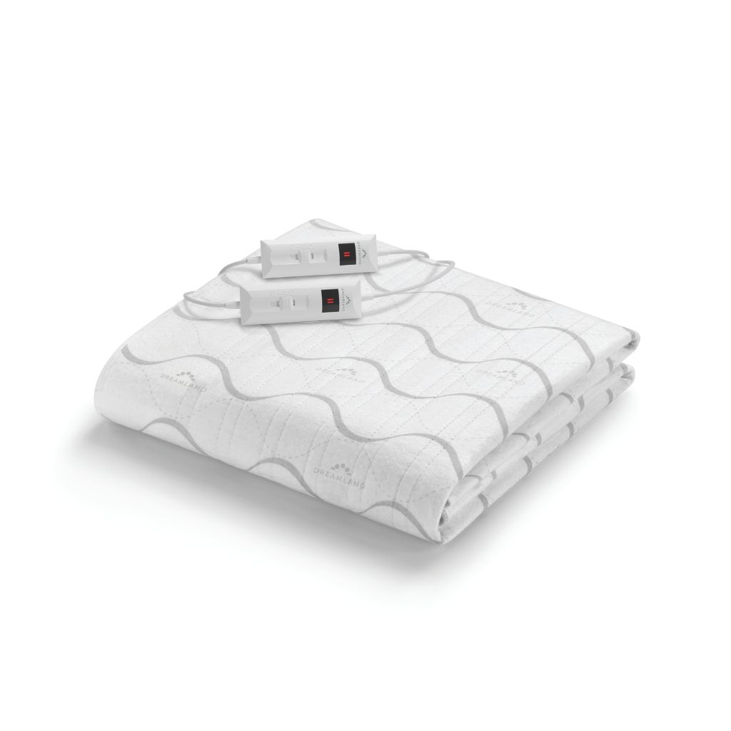 DREAMLAND Sleep Deeply Fleece Mattress Warmer DOUBLE with 2 Controllers