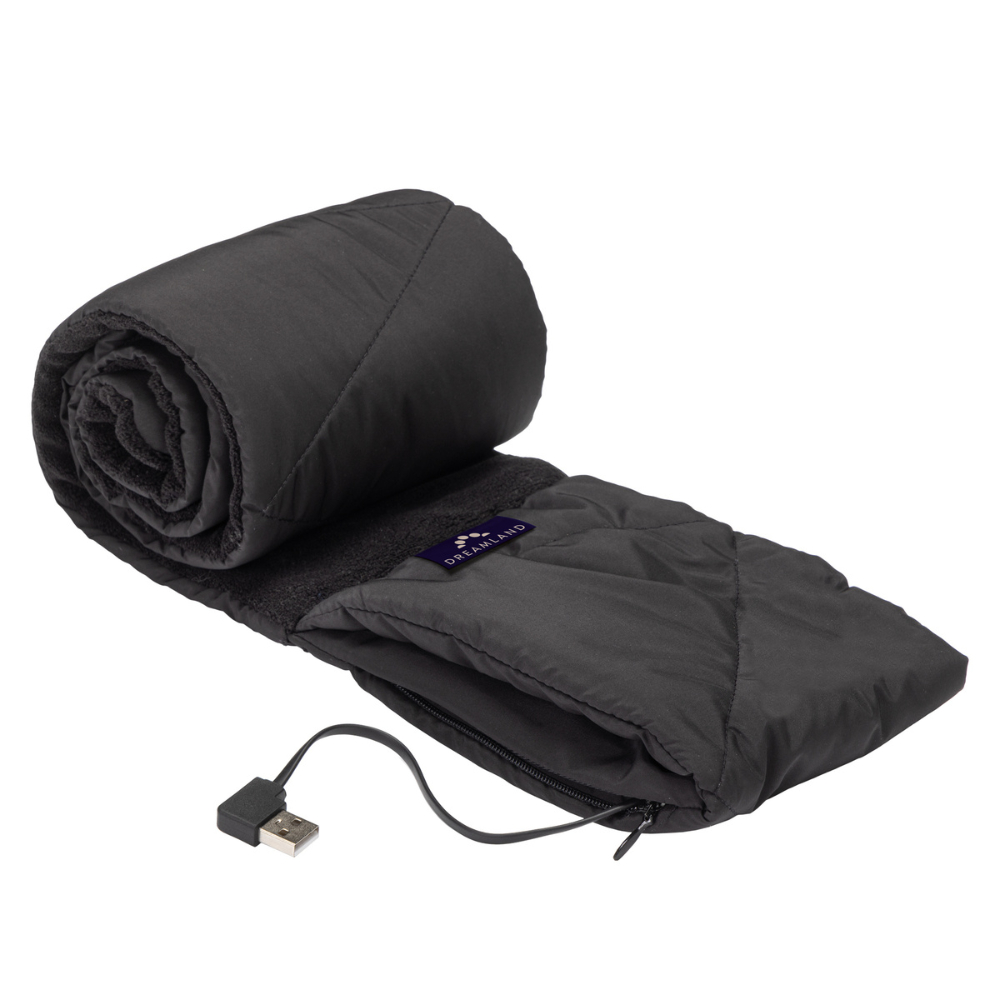 DREAMLAND Cordless Heated Scarf BLACK