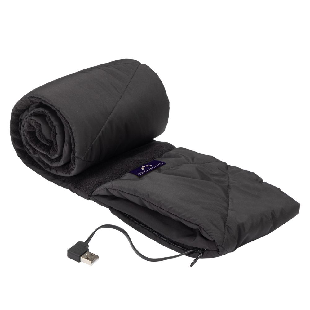 DREAMLAND Cordless Heated Scarf BLACK