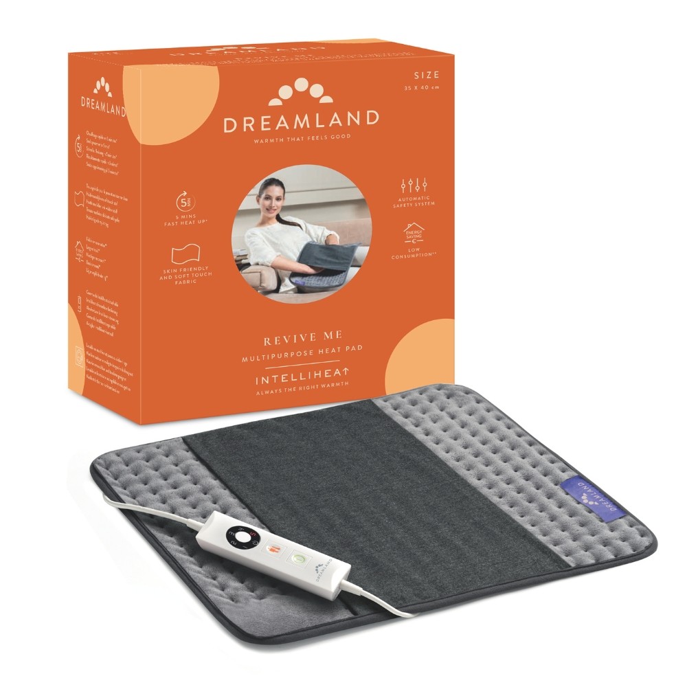 DREAMLAND Heating Pad Grey coussin chauffant warmtekussen