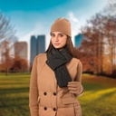 DREAMLAND Cordless Heated Scarf Black