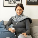 Coussin Chauffant Cou et Épaules Gris Velouté Doux - NECK & SHOULDERS