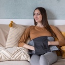 DREAMLAND Multifunctioneel Fluweelzachte Warmtekussen Grijs