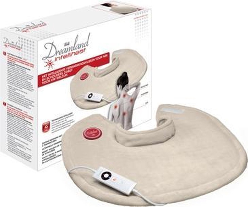 Warmtekussen Nek Fluweelzacht Beige - Laatste Kans - One Size