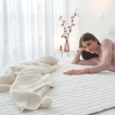 DREAMLAND Cosy Cotton Verwarmde Matrastopper SINGLE  met 1 Schakelaar