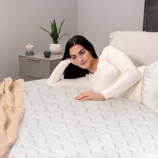 [16967] DREAMLAND Sleep Deeply Fleece Verwarmde Matrastopper SINGLE met 1 Schakelaar